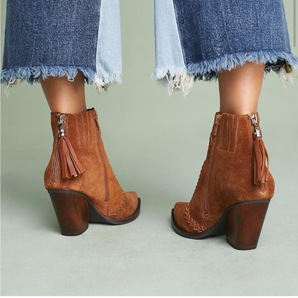 Jeffrey Campbell Suede Beowolf Ankle Boots